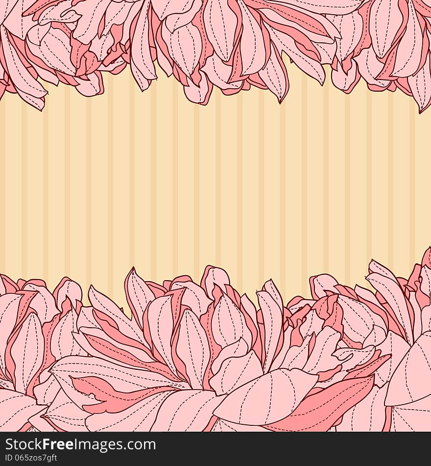 Fresh background with plants and flowers. Fresh background with plants and flowers