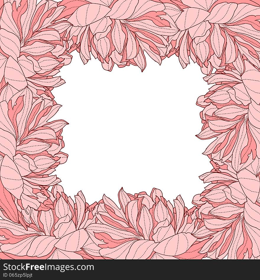 Fresh background with plants and flowers. Fresh background with plants and flowers