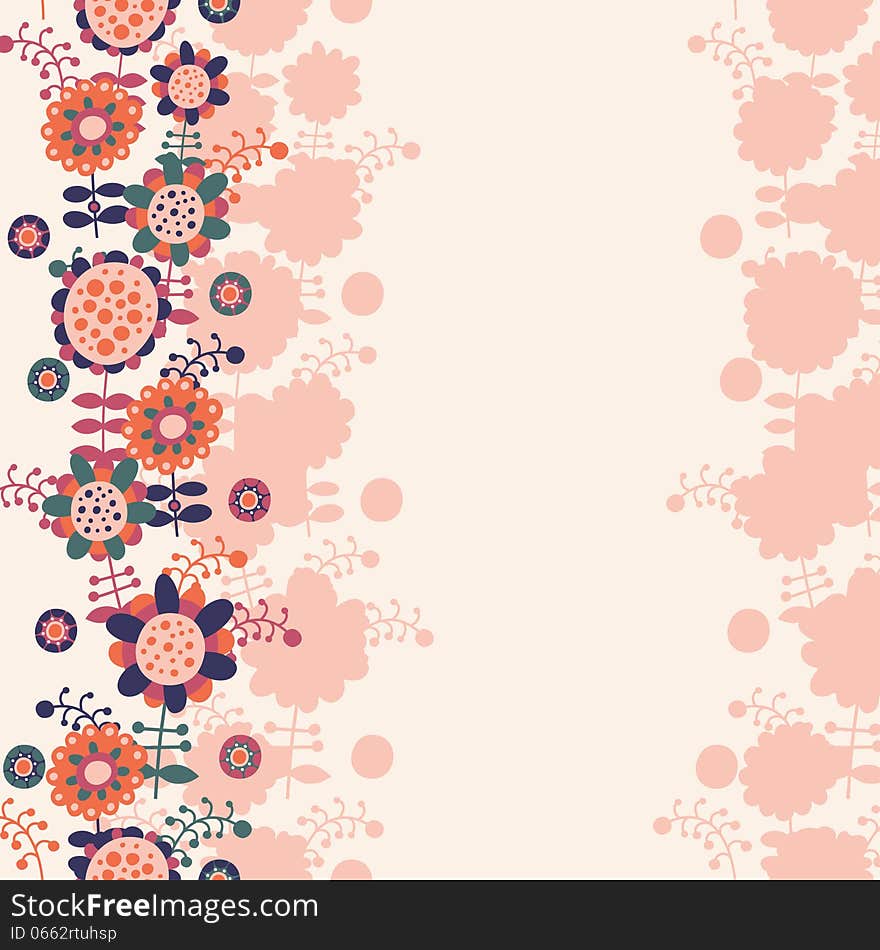 Floral background with a place for text