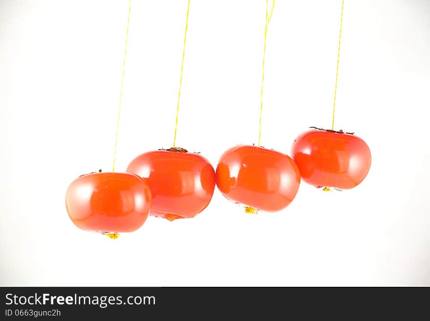 Hanging tomatos