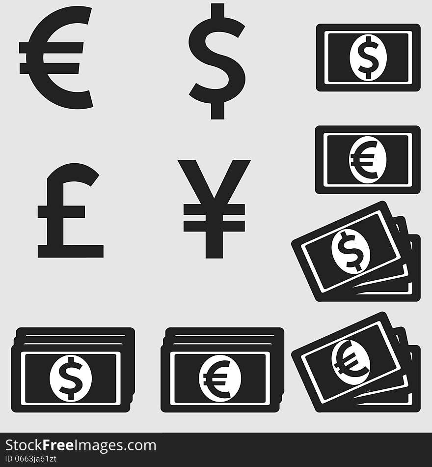 Money and Finance icons