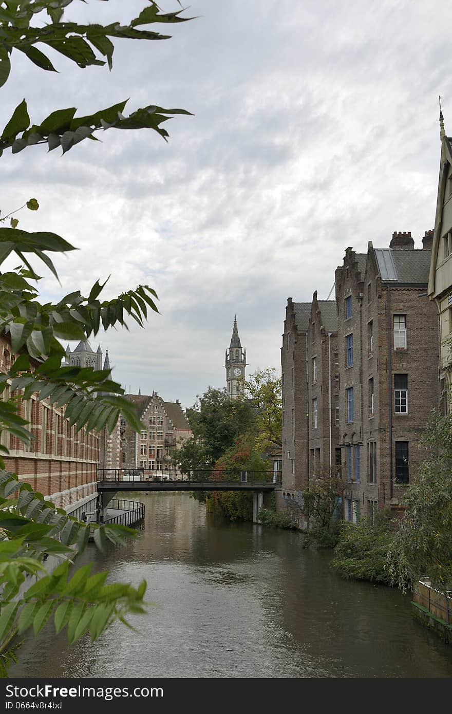 Canal in Ghent