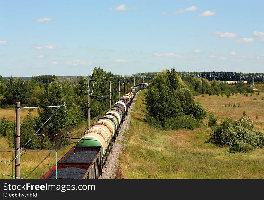 Train On The Railway