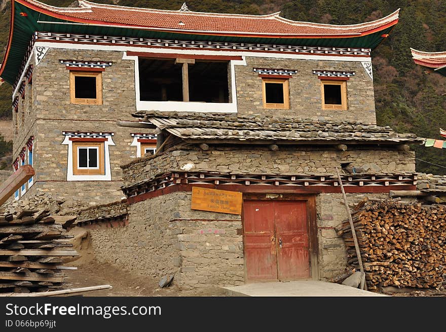 New House In Tibetan Region