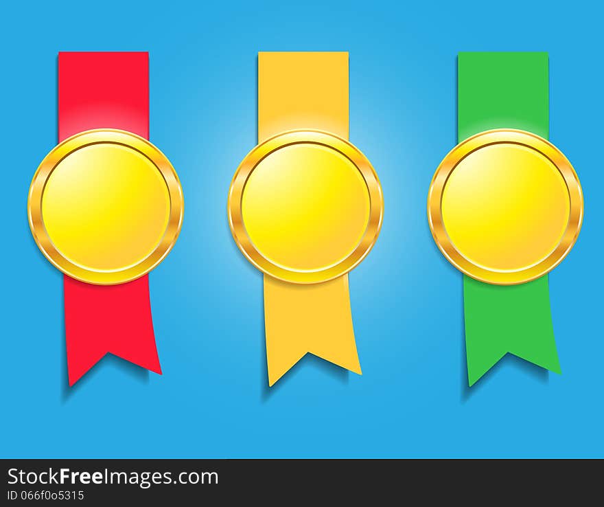 Symbol of awarding the victory and achievements. Symbol of awarding the victory and achievements