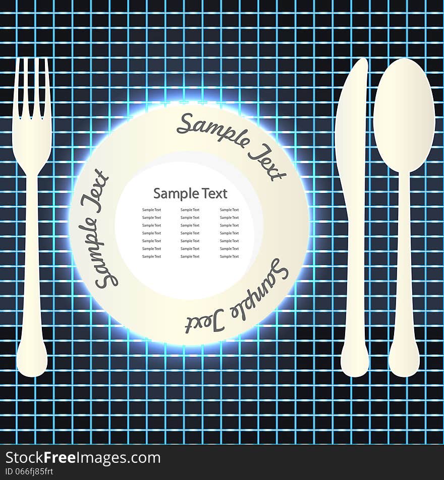 Fast-food restaurant serving food. Fast-food restaurant serving food