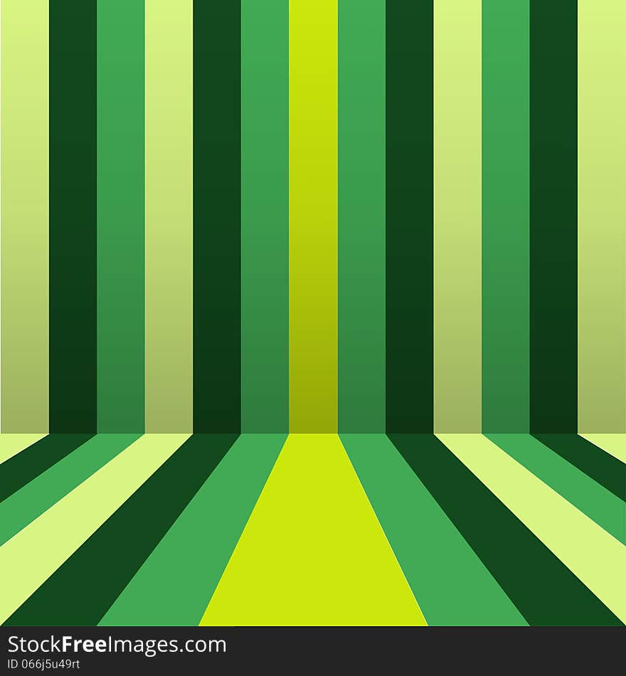 Beautiful pattern of green belts strips in perspective. Beautiful pattern of green belts strips in perspective