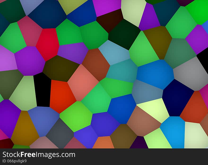 Abstract Multicolor Geometric Background