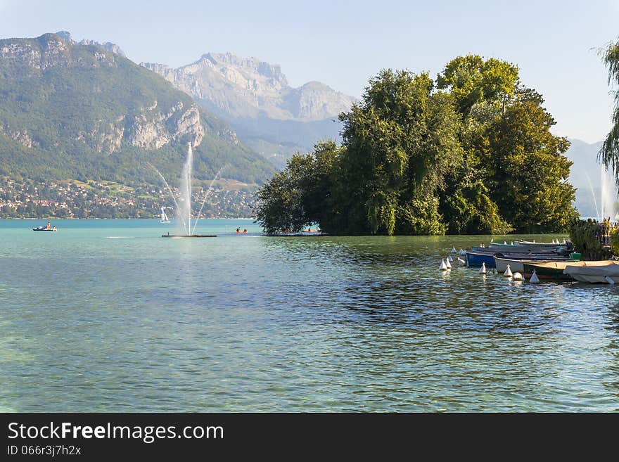 Lake in annecy