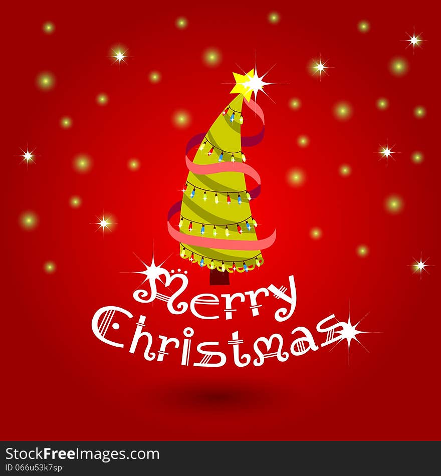 Christmas tree background