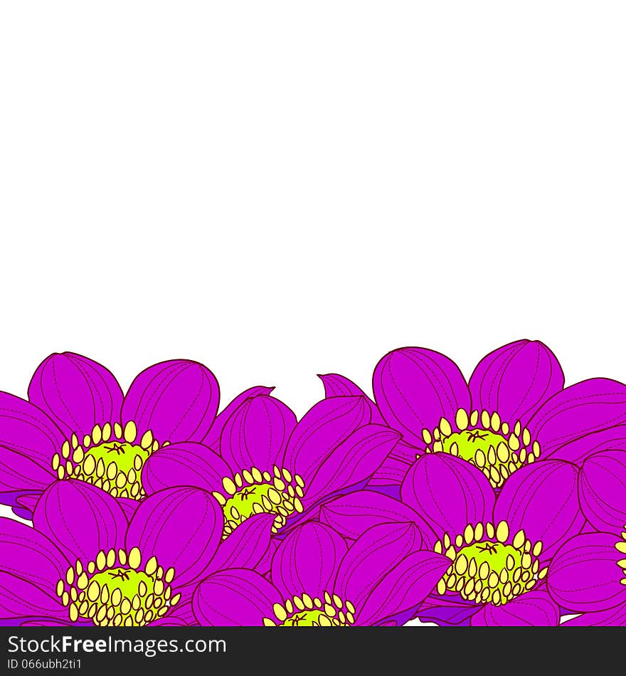 Fresh background with plants and flowers. Fresh background with plants and flowers