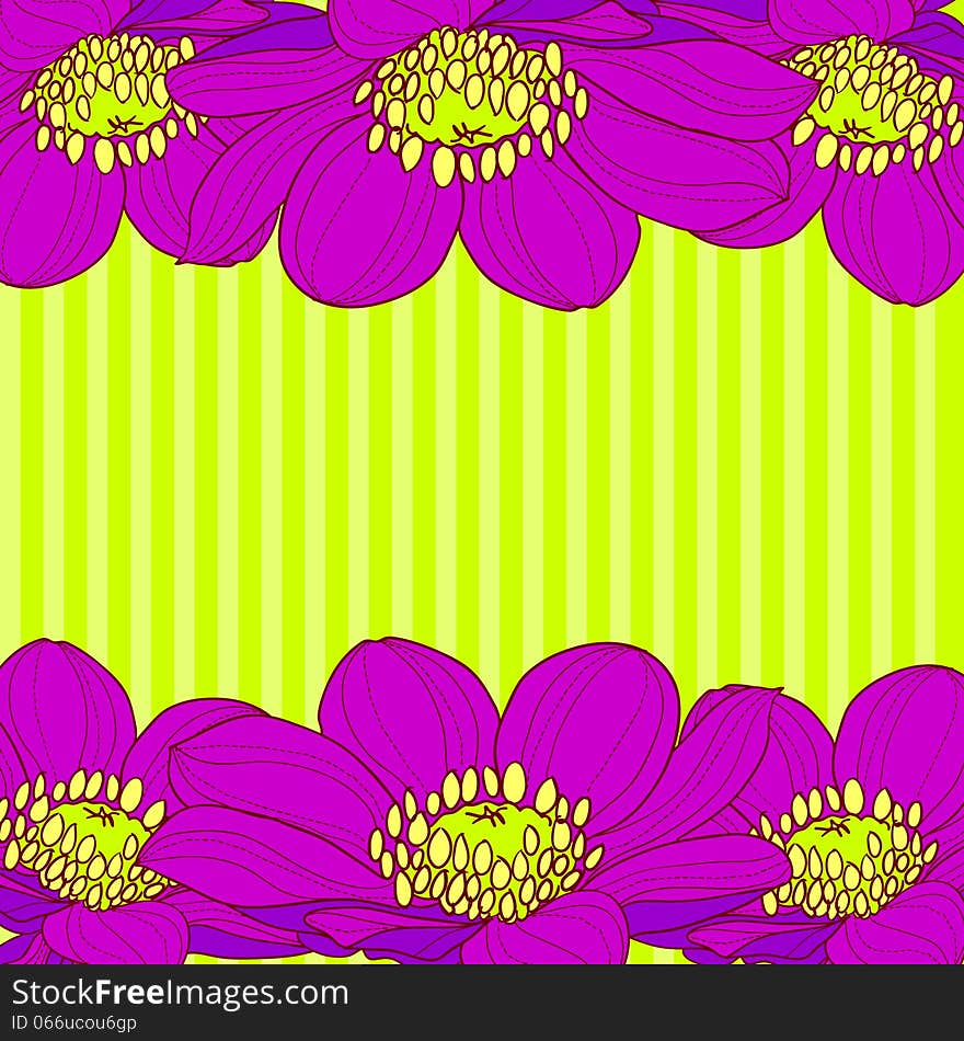 Fresh background with plants and flowers. Fresh background with plants and flowers