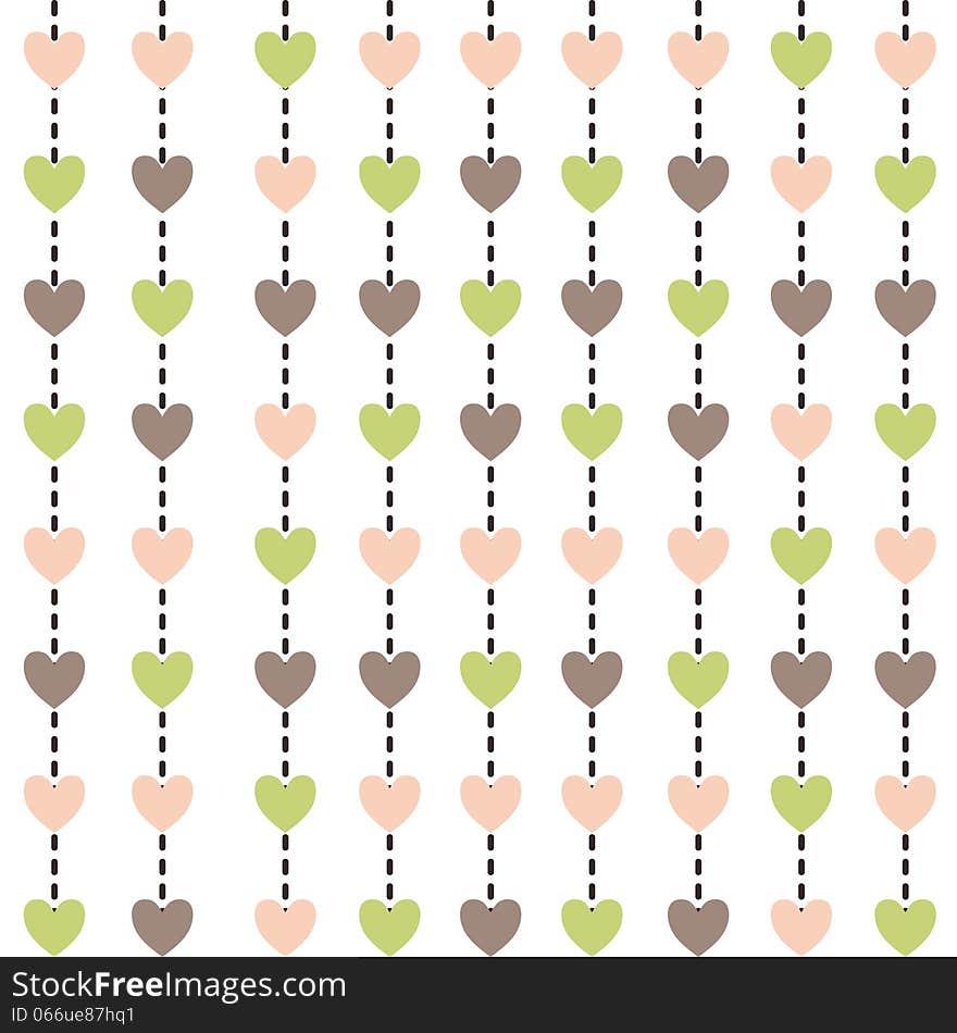 Vector seamless background with flowers. Vector seamless background with flowers