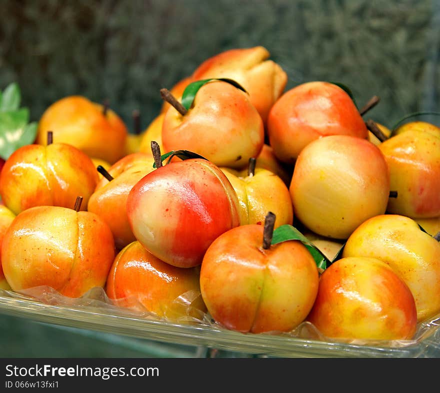 Marzipan fruits