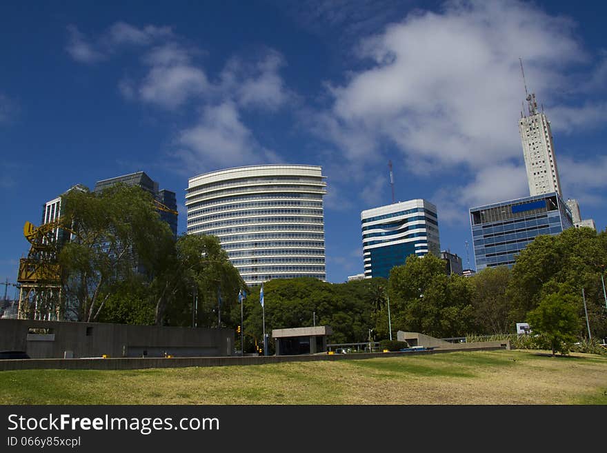 Residential and Office buildings of Puerto Madero in Buenos Aires. Residential and Office buildings of Puerto Madero in Buenos Aires.