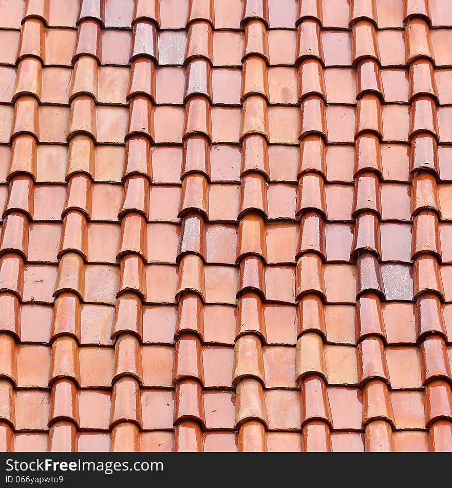 Roof Tile as background