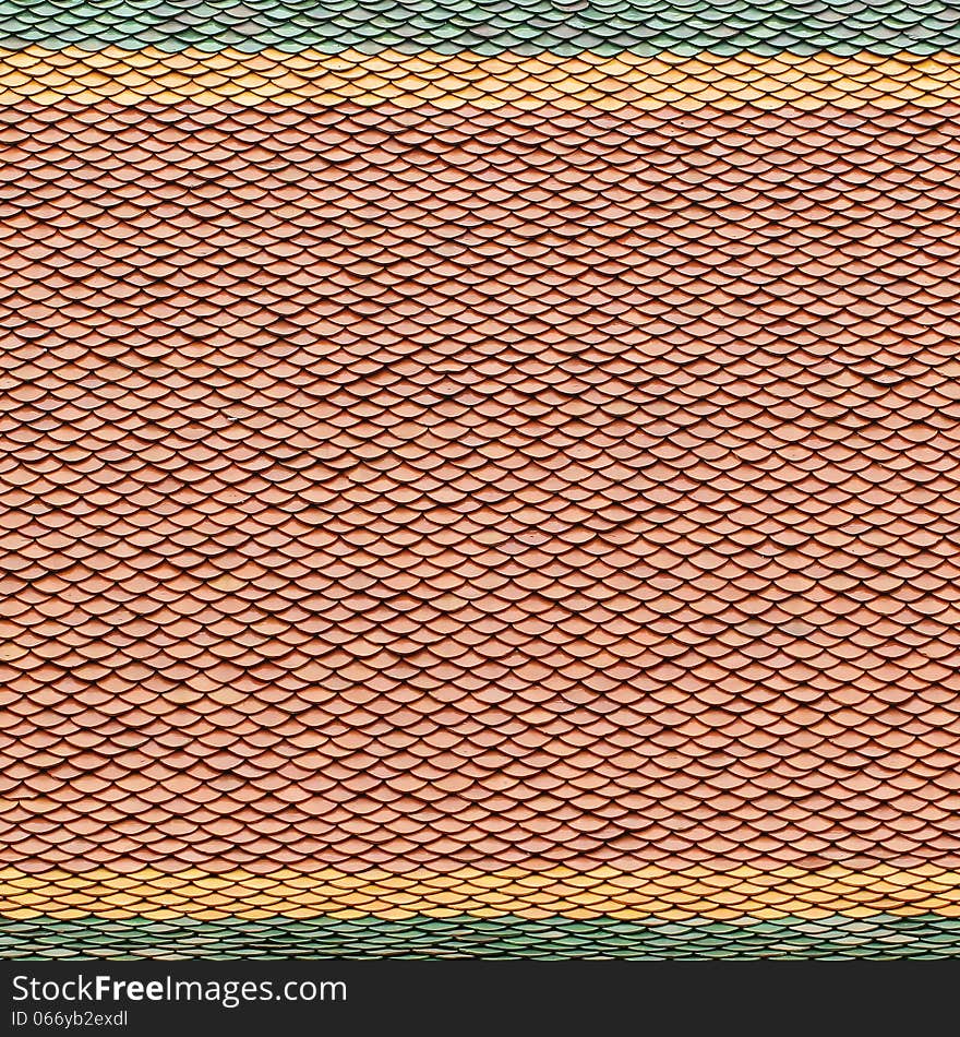 Roof Tile as background