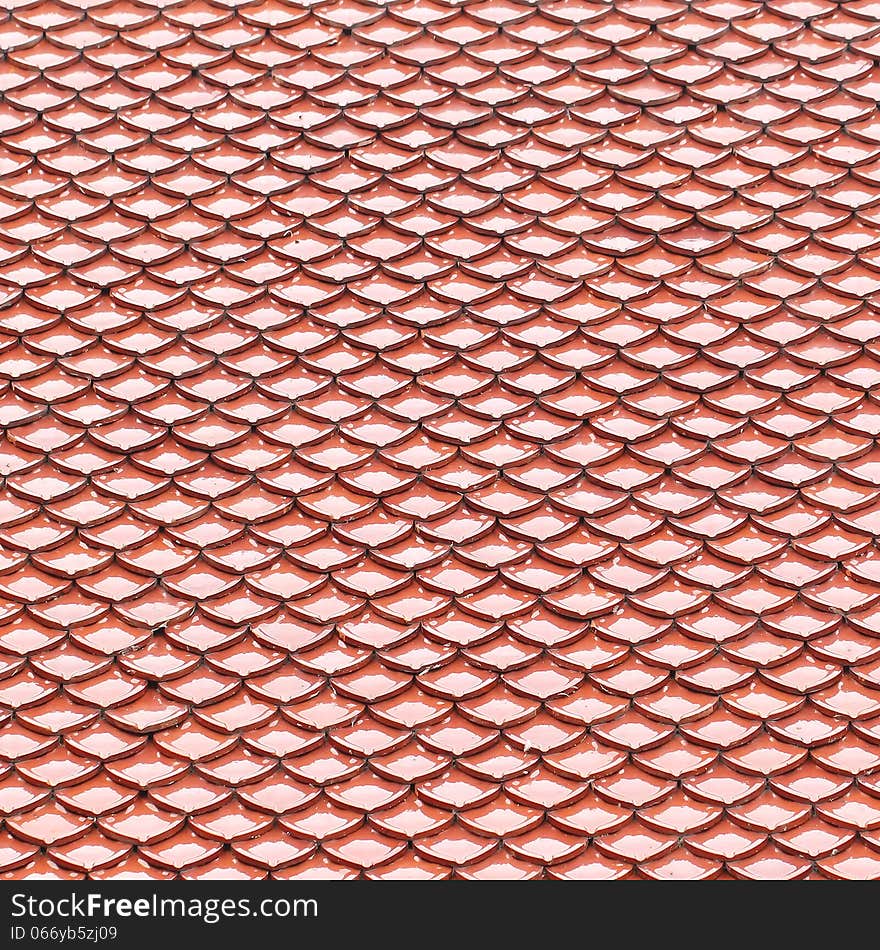 Roof Tile As Background