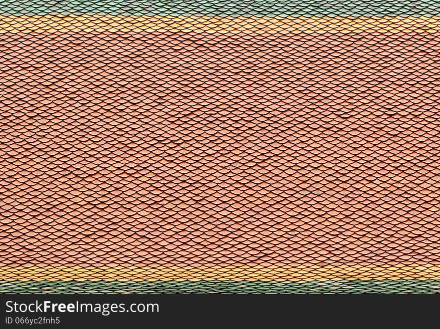 Roof Tile as background or texture