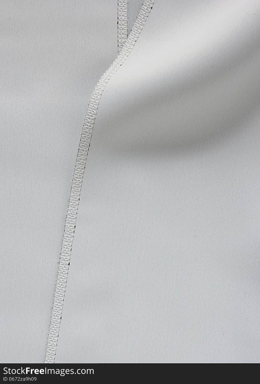 Grey Fabric With Seam