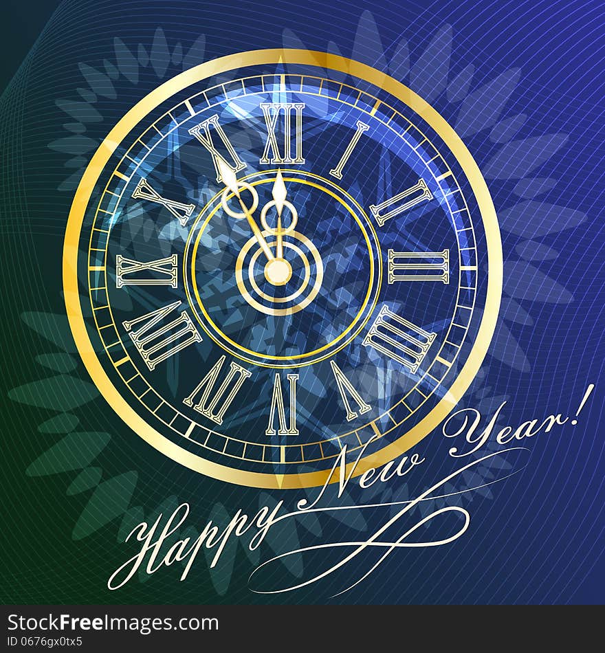 New Year Clock