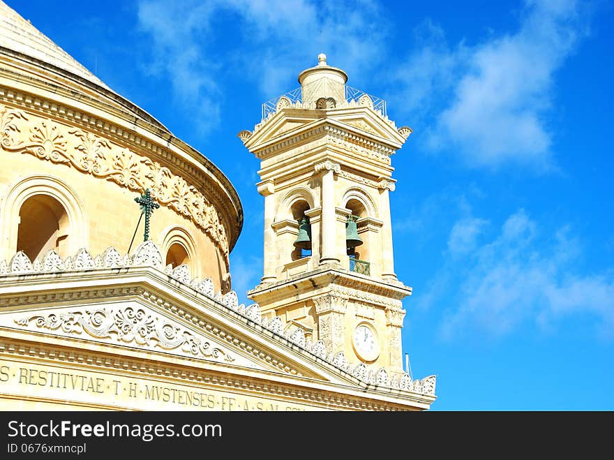 Church of St. Mary, Mosta, Malta. Church of St. Mary, Mosta, Malta