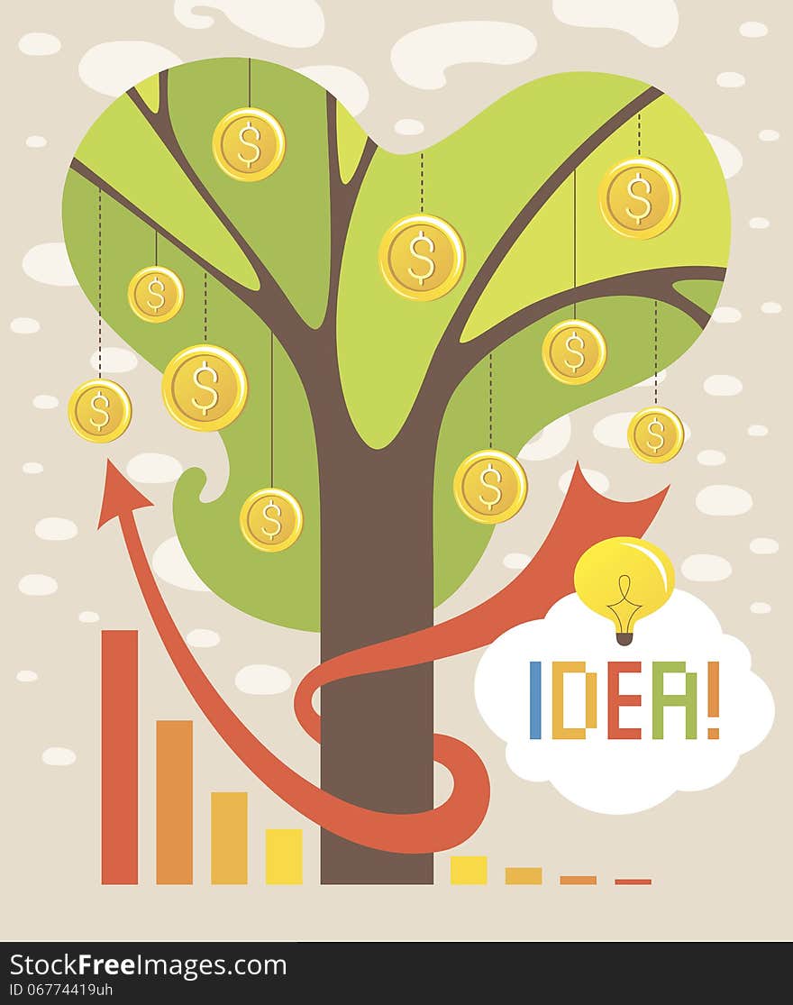 Money Tree. Business Idea