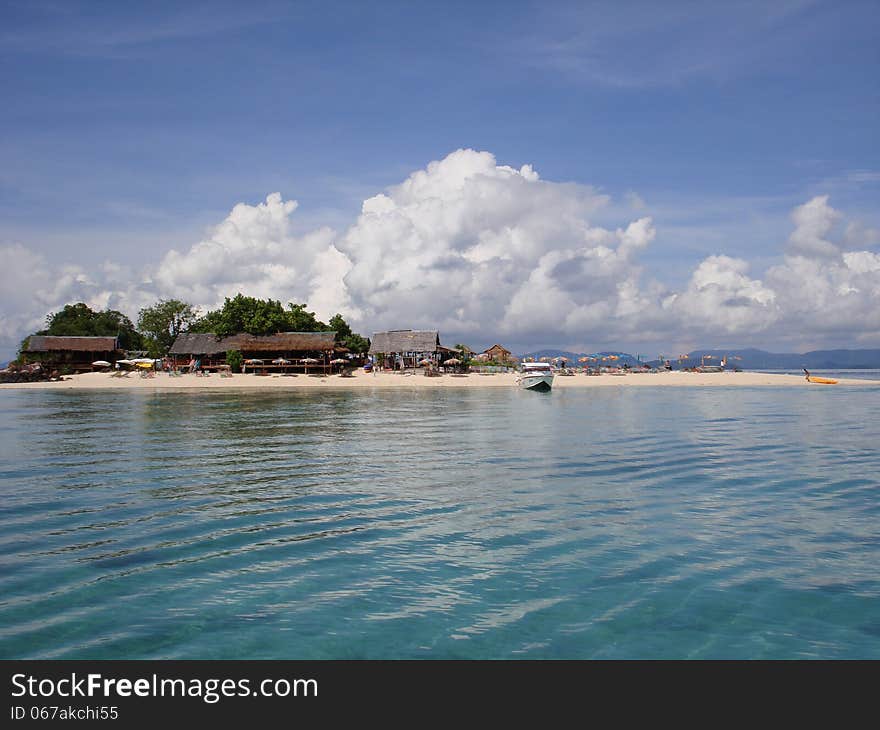 Small island in Andaman Sea, Thailand