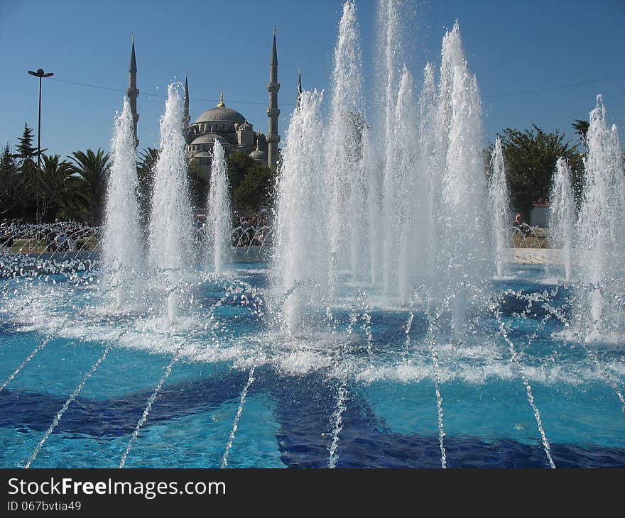 Fountain at the Blue Mosque