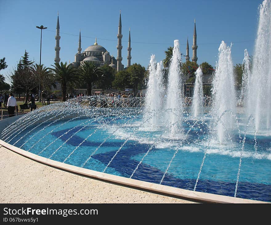 Fountain at the Blue Mosque