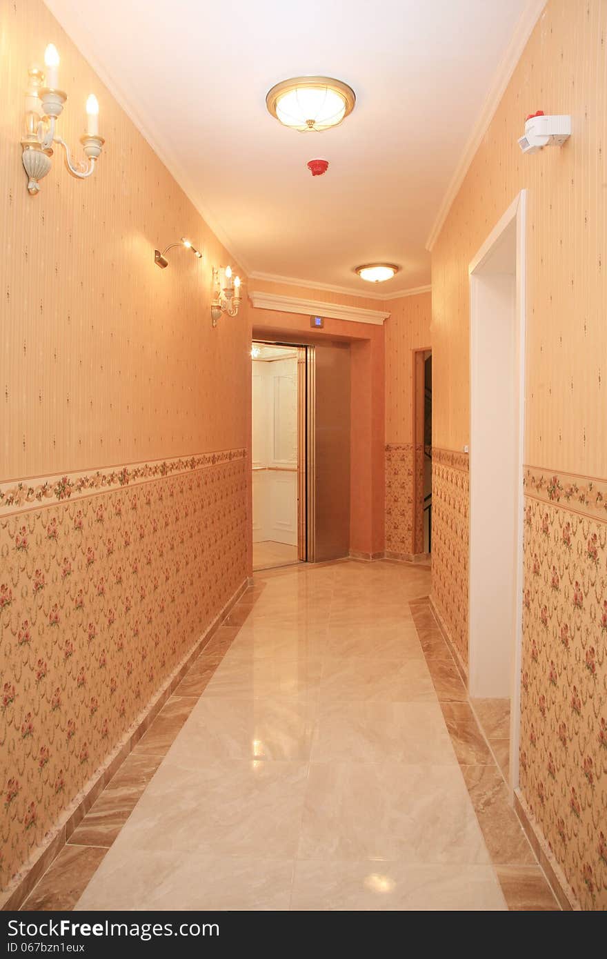 Hotel corridor