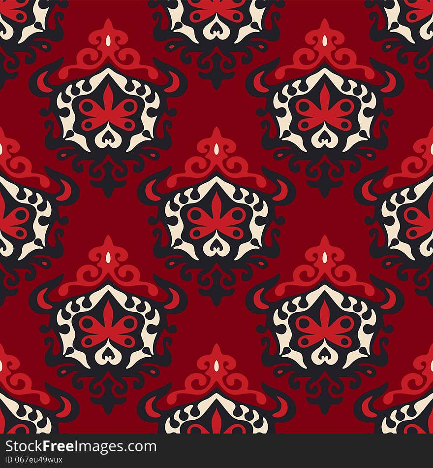 Damask Royal seamless pattern Vector