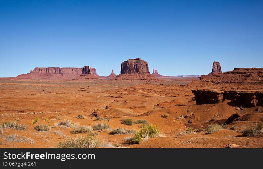 Monument Valley on a spring day