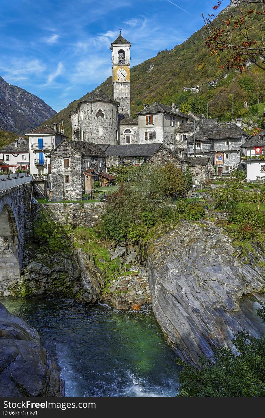 Lavertezzo Verzasca Panorama