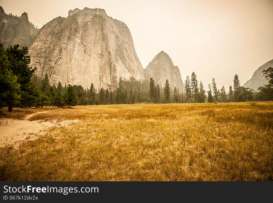 Yosemite On Fire