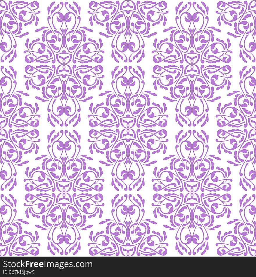 Vector seamless background with flowers. Vector seamless background with flowers