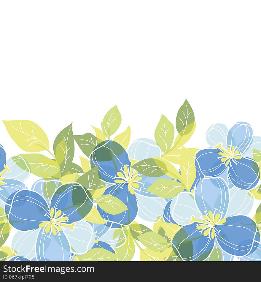 Fresh background with plants and flowers. Fresh background with plants and flowers