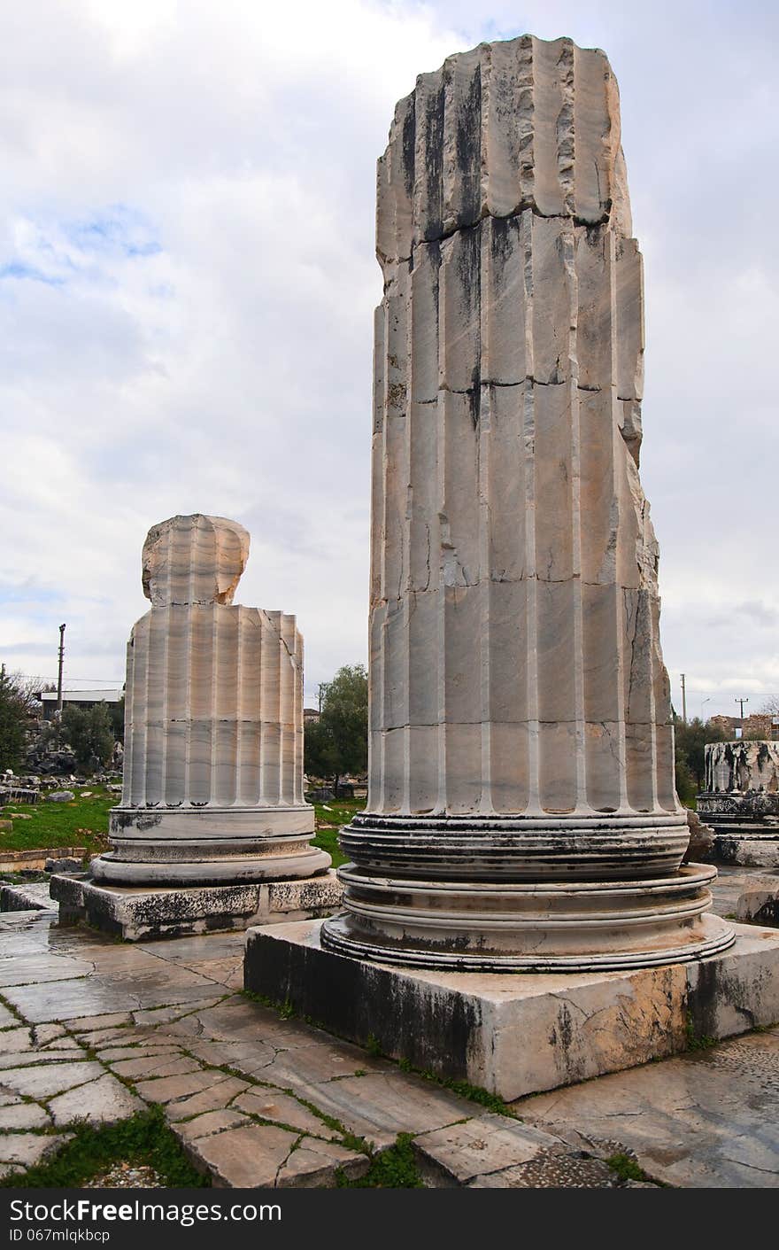 Ruins of ancient Apollo temple in Didyma, Turkey. Ruins of ancient Apollo temple in Didyma, Turkey