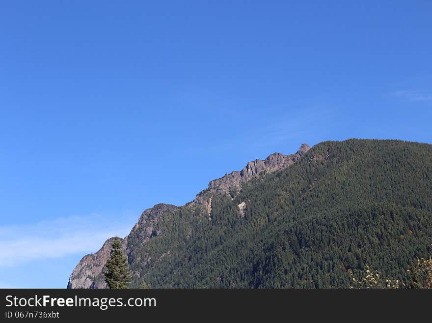 Mount Si at North Bend Washington