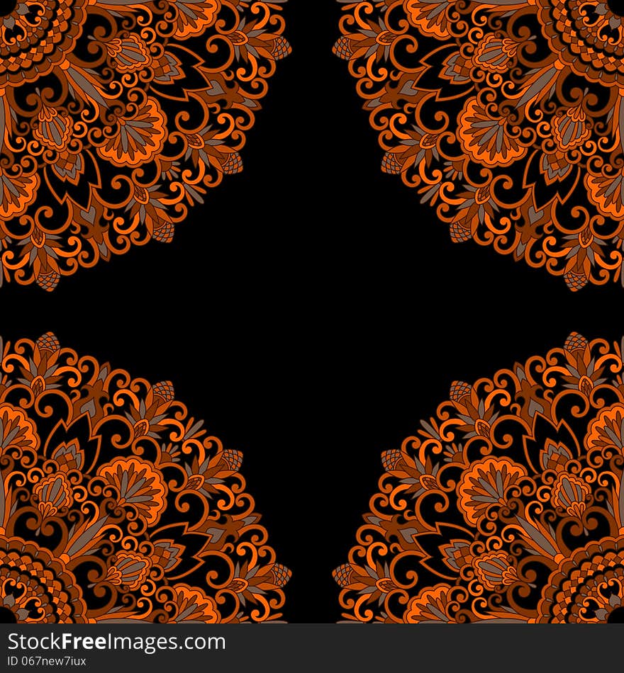 Vector Ornamental Background.