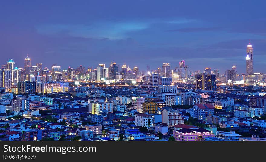 Bangkok skyline