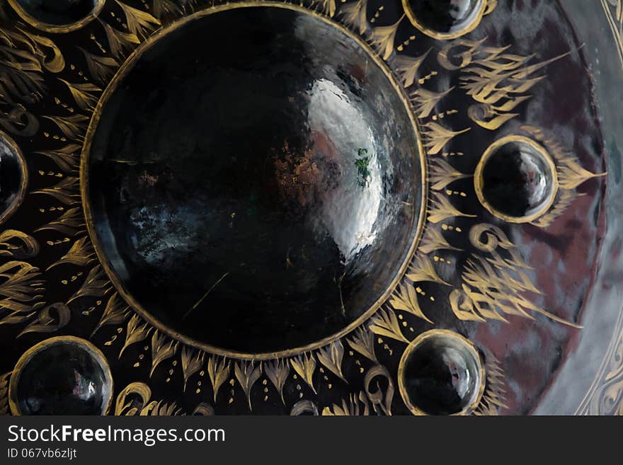 Gong at a Buddhist temple