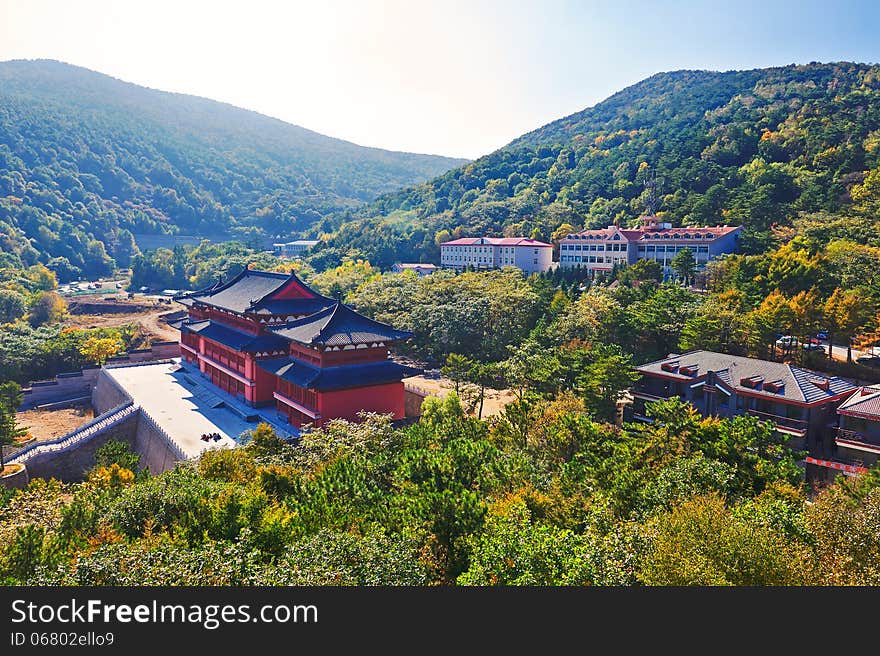 The photo taken in China's Hebei province qinhuangdao city,Zu mountain scenic spot,the gallery valley.The time is October 3, 2013. The photo taken in China's Hebei province qinhuangdao city,Zu mountain scenic spot,the gallery valley.The time is October 3, 2013.