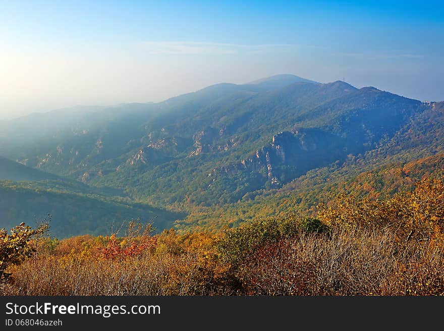 The photo taken in China's Hebei province qinhuangdao city,Zu mountain scenic spot.The time is October 3, 2013. The photo taken in China's Hebei province qinhuangdao city,Zu mountain scenic spot.The time is October 3, 2013.