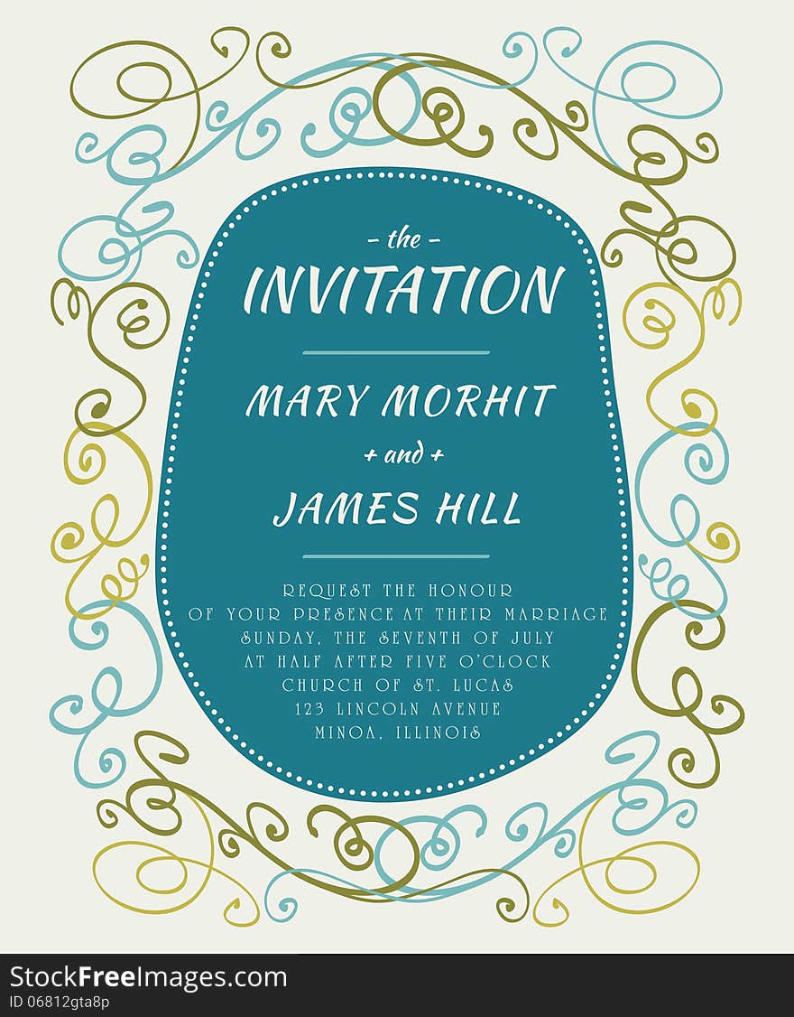 Scribble Invitation