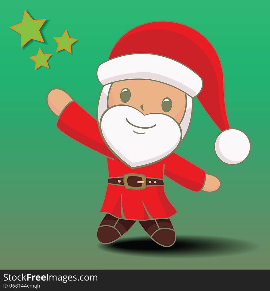 Santa Claus Cartoon for Christmas Time