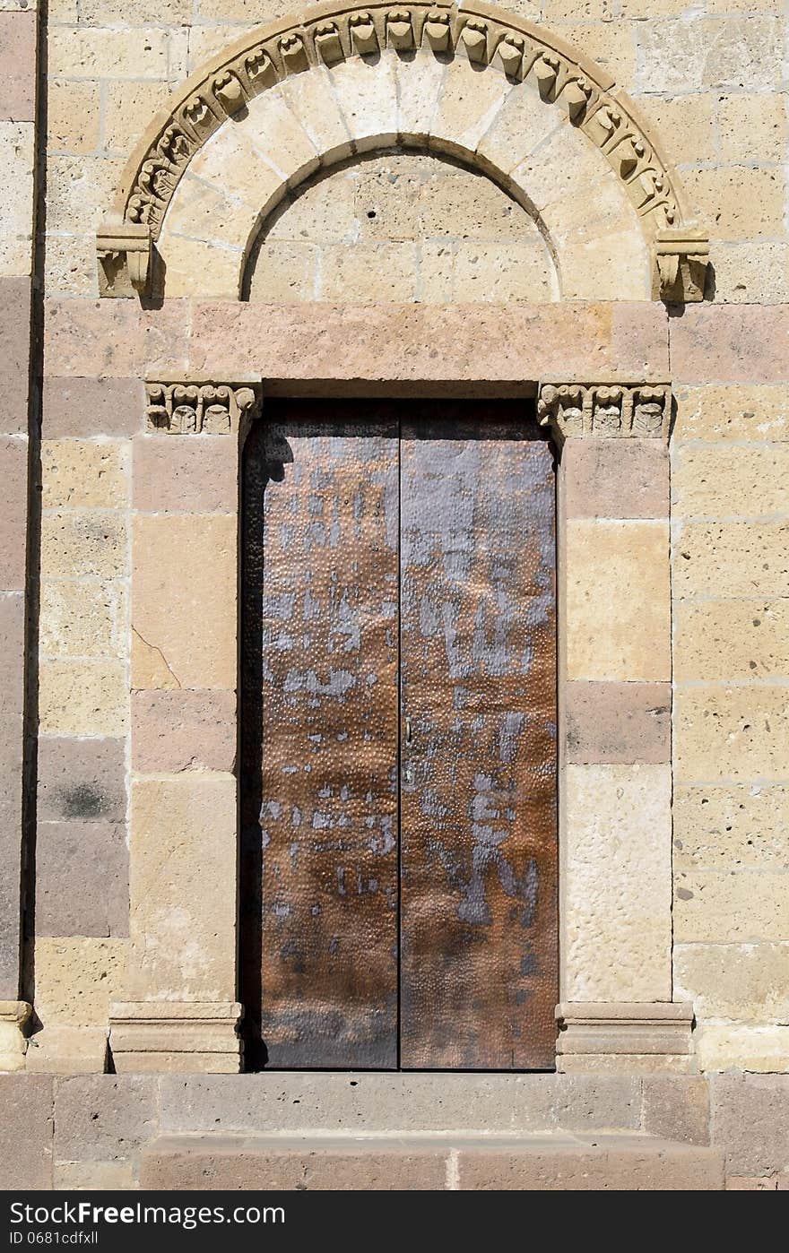 Cathedral of Saint Mary of Montserrat. Built in 1213, in the Judicial period, it was the main church of the diocese of Sulcis until 1503. South Western Sardinia. Cathedral of Saint Mary of Montserrat. Built in 1213, in the Judicial period, it was the main church of the diocese of Sulcis until 1503. South Western Sardinia.