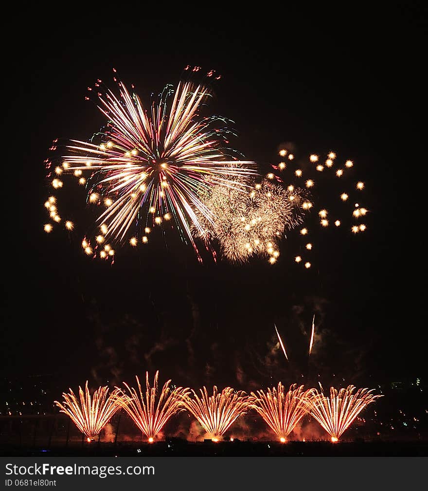 2012 Double Tenth National Day Fireworks show in taiwan,R.O.C