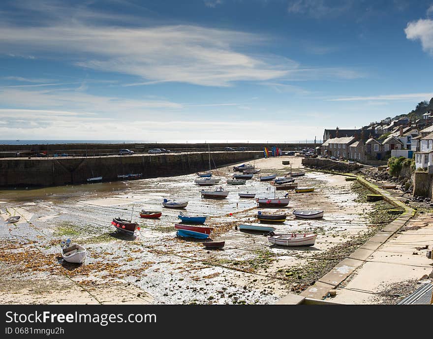 Mousehole Cornwall England UK Cornish fishing village