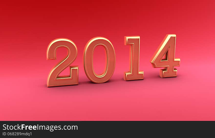 2014 gold red xmas new year. 2014 gold red xmas new year